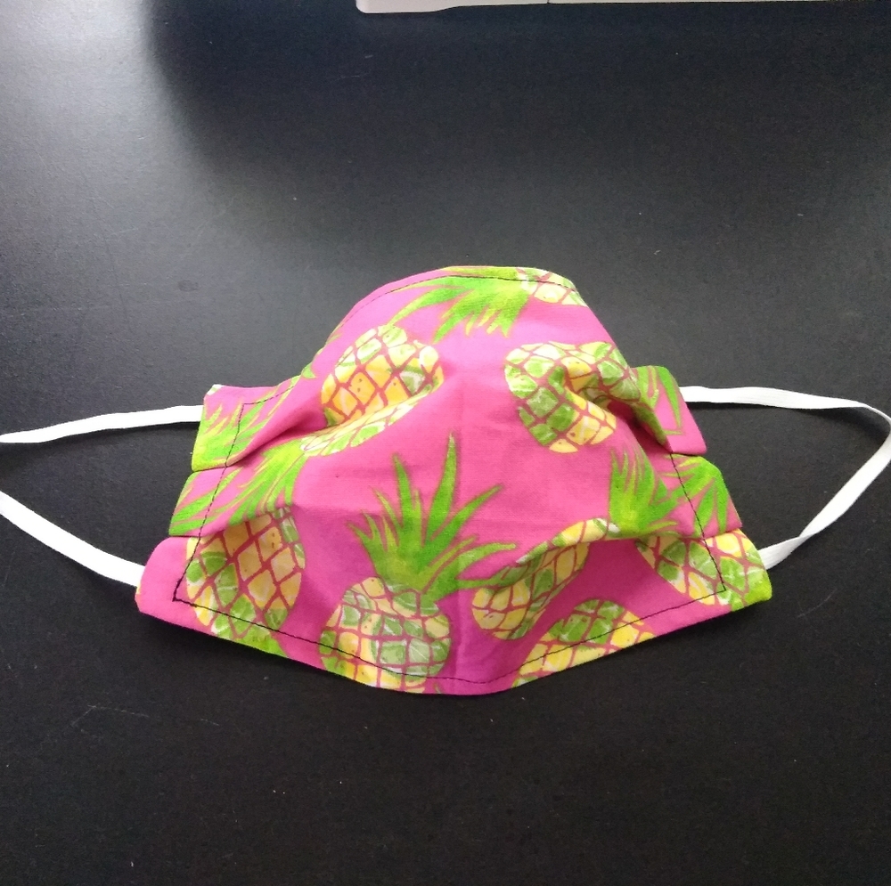 Homemade fabric face mask